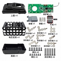 Carcasa de Plástico para Batería con Placa PCB BMS 18V 40V 60V 80V 8.0Ah MAK BL4080 BL4010 10AH 20*21700 Cubierta de Plástico