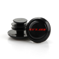 Couleur noire cuir verrouillable GUB 607 poignées de vélo en alliage d'aluminium caoutchouc vélo guidon poignée vtt Cycle de route
