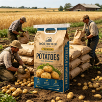 Sac en papier kraft recyclable, biodégradable, respectueux de l'environnement, certifié ISO/SGS/RoHS, thermoscellable, fond carré, plat