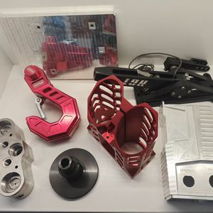 Service d'usinage CNC Aluminium 6061 Acier inoxydable Support de moteur de moto Revêtement anodisé OEM Fil EDM Brochage - Product Image 3