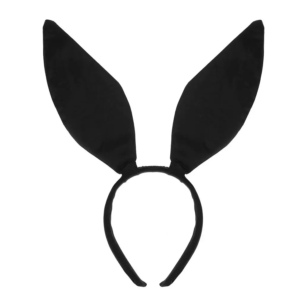 2023 Hot Selling Easter New Creative Black And White Long Ear Rabbit Hair Band Easter Halloween Party Accessories