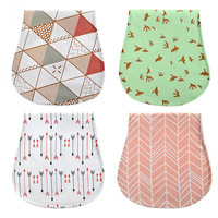 4 pièces pack éponge imperméable bébé serviettes en tissu bébé serviette d'allaitement