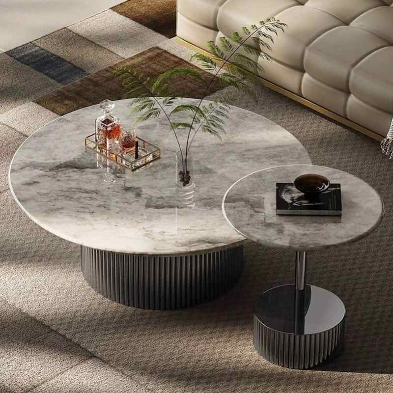 coffee table fluted large