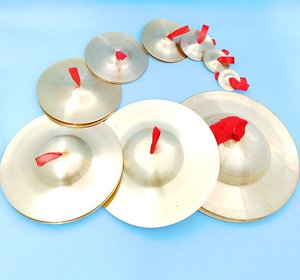 Wholesale Orff Adult Copper Cymbals 25cm OEM <b>Musical</b> <b>Instruments</b> Yangko Play Children's Performance Props - Product Image 1
