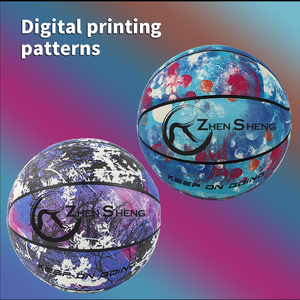 Zhensheng Factory Custom Sports <strong>Ball</strong> with Logo Night Game Green Fluorescent Luminous <strong>Ball</strong> Glow in the Dark Basketball - Product Image 3