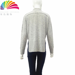 Produits chinois en gros <span class=keywords><strong>laine</strong></span> hiver <span class=keywords><strong>col</strong></span> roulé femme pull en tricot de câble - Product Image 3