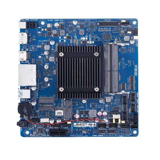 Original New Fan-less Thin Mini-ITX Motherboard J6412T-IM-A