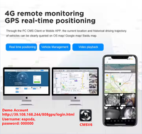 Vender bien HD vehículo cmsv6 monitoreo 4ch 4G GPS WiFi MDVR Cámara AHD 1080P 720P tarjeta SD vehículo DVR grabadora móvil MDVR Kit