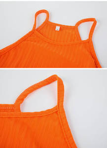 <span class=keywords><strong>Abito</strong></span> <span class=keywords><strong>estivo</strong></span> aderente da <span class=keywords><strong>donna</strong></span> nuovo stile Casual da ragazza Slip Sexy in maglia senza maniche tinta unita stile dolce per adulti - Product Image 6