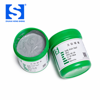 Pâte à souder sans plomb OEM SAC305 Sn96.5Ag3.0Cu0.5 T3 T4 T5 10g 20g 50g 500g 1KG 2KG pour soudure à refusion SMT PCB en pot ou en seringue