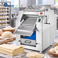 Machine automatique industrielle de fabrication de feuilles de pâte, laminoir, presse et plieuse à rouleaux pour boulangerie, pain, pains de mie et pâtes à nouilles