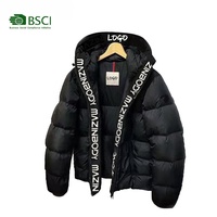 Veste Doudoune Homme en Coton à Fermeture Éclair, Personnalisée et Très Vendue, avec Sangle Imprimée, Épaisse, pour Homme – Vente en Gros