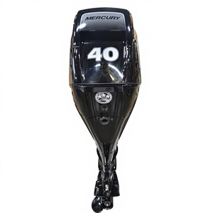 Motor fueraborda de 4 tiempos y 40 CV, 20 pulgadas, con timón, 320 horas, listo para enviar, el más vendido de 2019, con accesorios. - Product Image 1