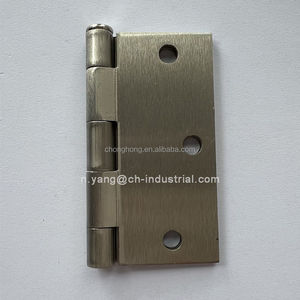 3.5 inch chải Nickel góc phải vuông tuôn ra bản lề đồ nội thất phụ kiện phần cứng Mỹ loại cửa bản lề - Product Image 4