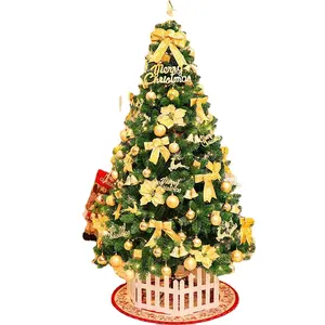 ที่ขายดีที่สุดแคนาดาเทียมตกแต่งต้นคริสต์มาสพีวีซีนำต้นคริสต์มาสขนาดใหญ่หรูหราต้นคริสต์มาสที่มีไฟ