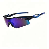 Lunettes de soleil de cyclisme GL9302 pour hommes et femmes, lunettes de sport UV400, lunettes PC pour VTT, verres miroir jaunes transparents
