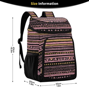 Fashion Tribe Design Custom Insulated Food Delivery Bag Back Pack Insulated Lunch Cooler Bag Picnic Backpack for Food - Product Image 2