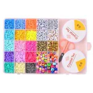 Großhandel Miyuki Samen perlen Sets Polymer Clay Perlen für Armbänder Making Kit Handmade Color Bead Craft Set