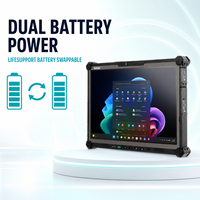Getac G140, Tableta Industrial Totalmente Resistente de 14 Pulgadas, Computadora con Pantalla Táctil Windows para Servicio de Campo al Aire Libre