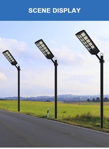 Projecteur LED solaire étanche IP65, éclairage extérieur 600W, lampadaire solaire, batterie grande capacité, éclairage de jardin pour portail, entrepôt - Product Image 6