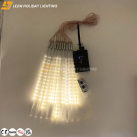 Lampes solaires en vogue pour l'extérieur éclairage de fête éclairage led pluie de météores pour la décoration du camping