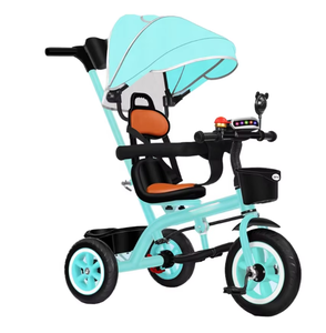 Grand tricycle pour enfants avec siège souple, poussette-vélo pour bébé, vélo pour bébé - Product Image 5