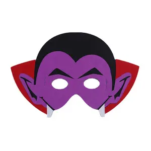 Nuova festa di Halloween per bambini di 2022 di indossare il viso maschera di feltro scuola mascherata decorazioni per maschera dei cartoni animati