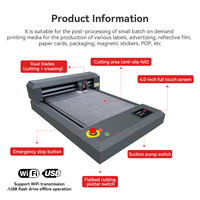 Purcell F3550 Servomotor digital de alta velocidad, troqueladora de cama plana, Plotter, caja de papel de cartón, máquina cortadora de cama plana con vacío