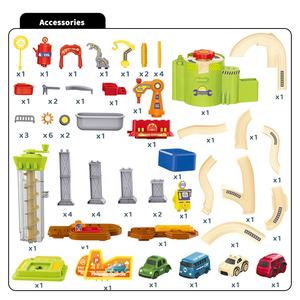 サムトイcn 多機能DIY多機能駐車場リフティングビルディング脳トレゲーム子供用レーストラックおもちゃカーアドベンチャー - Product Image 6