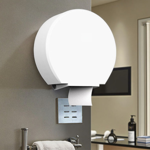 Wall Mounted Round Tissue <b>Box</b> Large <b>Roll</b> Thickened Eco Friendly Waterproof For Hotel Mall Toilet - Product Image 3