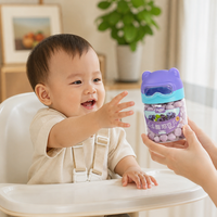 Yaourt de fruits sain pour bébé Aimo, collation pour enfants lyophilisée, morceaux de fruits naturels, sans OGM, marque propre, OEM, nourriture pour bébé