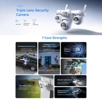 Caméra de surveillance solaire sans fil 4G avec carte SIM, PTZ 270 degrés, vision nocturne H265, stockage cloud, système domestique