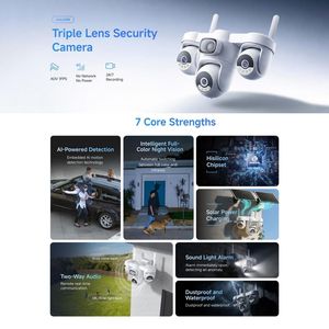 Cámara CCTV Solar Inalámbrica 4G con Tarjeta SIM, PTZ 270 Grados, H265, Visión Nocturna, Almacenamiento en la Nube, Sistema para el Hogar - Product Image 5