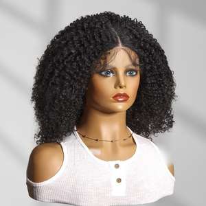 Perruque Bob Courte Bouclée Afro 14 Pouces en Fibre Haute Température pour Femme – Vente en Gros - Product Image 5