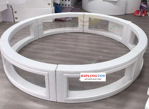 Fosse à <span class=keywords><strong>balles</strong></span> <span class=keywords><strong>ronde</strong></span> blanche transparente Murs clairs Fosse à <span class=keywords><strong>balles</strong></span> claire <span class=keywords><strong>ronde</strong></span> - Product Image 2