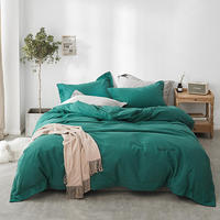 Drap de lit en satin et coton brodé, ensemble de couverture de couette pour hôtel avec logo personnalisé, pièces