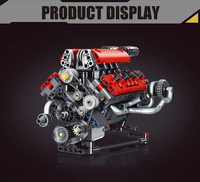 Bloques de Construcción Mecánicos para Programación de Motores Kaiyu, Juguete de Motor con Bloques de Construcción y Motor Eléctrico
