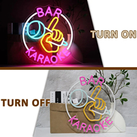 Enseigne néon personnalisée Neonawall OEM ODM, enseigne néon LED pour bar karaoké, lumière murale USB pour salle de musique, KTV, salle de jeux, décoration de bar ou de man cave