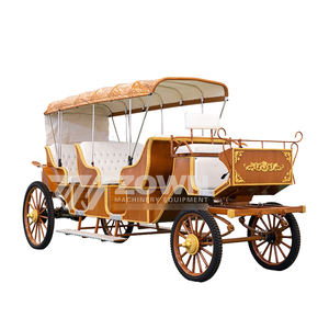 Calèche <span class=keywords><strong>de</strong></span> <span class=keywords><strong>luxe</strong></span> <span class=keywords><strong>de</strong></span> style européen Victoria <span class=keywords><strong>pour</strong></span> mariages et visites, idéale <span class=keywords><strong>pour</strong></span> parcs à thème, hôtels, centres <span class=keywords><strong>de</strong></span> villégiature, <span class=keywords><strong>location</strong></span>, usine OEM - Product Image 4