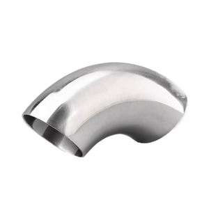 Convient à divers scénarios avec matériaux optionnels 45 90 degrés 14mm 10MM Raccords de tuyauterie sanitaire Coude en acier inoxydable - Product Image 1