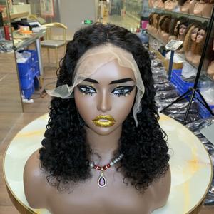 Perruque bouclée birmane de 14 pouces, extensions de cheveux en dentelle frontale 13x4, pour un style unique et expressif - Product Image 2