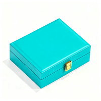 Boîte d'emballage de parfum en bois MDF de luxe avec surface laquée brillante et vernis de cuisson pour flacons d'huiles essentielles et de parfums
