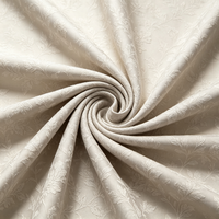 Tissu Brocart 100% Polyester Teint, Poids Moyen, Facile d'Entretien, Largeur 98 pouces, pour Rideaux de Maison et Textiles de Fenêtre, Vente en Gros