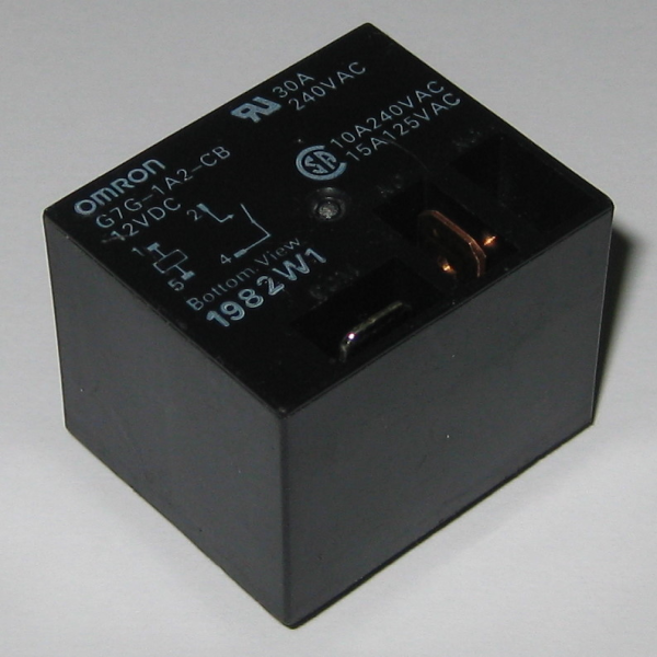 Spst Mount Relay 12Vdc 15A for Plc