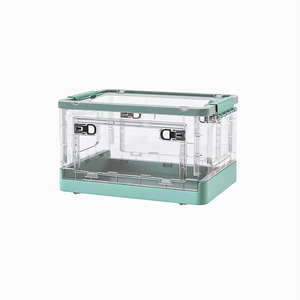 Trong suốt đóng mở hộp lưu trữ ký túc xá hộ gia đình nhựa gấp hộp lưu trữ - Product Image 2