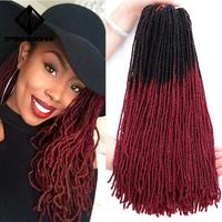 Extensions de Micro Locs Sœur Artificielles Ghana, Tresses Crochets Synthétiques, Faux Locs Sœur Dread 2x en Paquets
