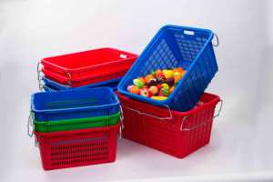 Cajas de Plástico Resistentes y Duraderas para Envíos, Cajas de Plástico para Frutas y Verduras - Product Image 6