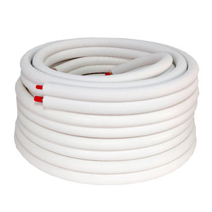 Réfrigérant isolé <span class=keywords><strong>cuivre</strong></span> Tube <span class=keywords><strong>tuyau</strong></span> Offre Spéciale climatiseur ligne ensemble cvc paire bobine ac crêpe bobine pour <span class=keywords><strong>climatisation</strong></span> - Product Image 6