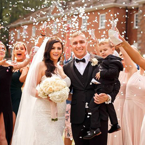 Coni Biodegradabili per Matrimoni 2025 con Veri Petali di Fiori Secchi, Coriandoli Decorativi di Rose e Gelsomino - Product Image 6