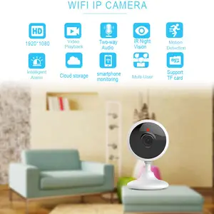 Beste Kwaliteit Fhd 1080P 3mp Wifi Huisdier Baby Monitoring Camera Bewaking Ip Camera Babyfoon Draadloos